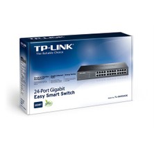 TP-LINK TL-SG1024DE, 24-Port 10/100/1000Mbps %40 Enerji Tasarruflu Ağ Görüntüleme/Önceliklendirme/VLAN Akıllı Gigabit Switch