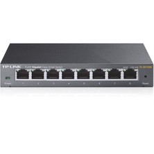 TP-LINK TL-SG108E, 8-Port 10/100/1000Mbps Ağ Görüntüleme/Önceliklendirme/VLAN % 80 Enerji Tasarruflu Gigabit Akıllı Switch