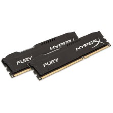 Kingston HyperX Fury Black 16GB(2x8GB) 1600MHz DDR3 Ram (HX316C10FBK2/16)