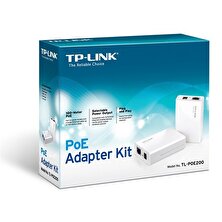 TP-LINK TL-POE200 Ethernet Üzerinden Güç Adaptör Seti