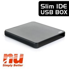 Nu IDE Arayüzlü Harici USB 2.0 Slim Optik Sürücü Kutusu (NUSDENIDE)