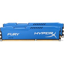 Kingston HyperX Fury Blue 16GB(2x8GB) 1600MHz DDR3 Ram (HX316C10FK2/16)