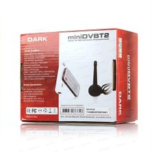 Dark miniDVBT2 Dijital Karasal Yayın Uyumlu Kayıt Özellikli Harici USB DVB-T2 HD TV Kartı (DK-AC-TVUSBDVBT2)