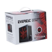 Everest EPS-6600 600W 12cm Fan+ 4*Sata Power Supply