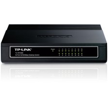 TP-LINK TL-SF1016D 16-Port 10/100Mbps Tak ve Kullan % 70 Enerji Tasarruflu Switch