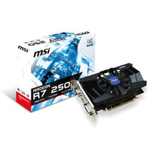 MSI AMD Radeon R7 250 2GD3 OCV1 2GB 128 bit DDR3 DX(12) PCI-E 3.0 Ekran Kartı (R7 250 2GD3 OCV1)