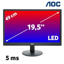 AOC e2070SWN 19.5" 5ms (Analog) LED Monitör