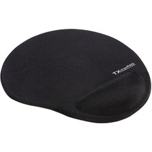 TX ErgoPad Plus Siyah Jel Bilek Destekli Mousepad (250x220x5mm) (TXACMPAD01)