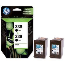 HP 338 Siyah Mürekkep Kartuş - 2' li EKO Paket CB331E / CB331EE