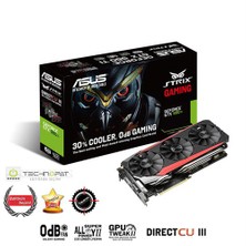 Asus Nvidia GeForce GTX 980 Ti 6GB 384Bit GDDR5 (DX12) PCI-E 3.0 Ekran Kartı (STRIX-GTX980TI-DC3OC-6GD5- Gaming)