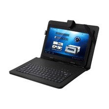 Everest Kb-Tab10 Siyah 10` Mini Usb Türkçe Q Klavye + Tablet Pc Kılıfı