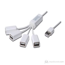 Digitus DA-70216 4Port Beyaz USB 2.0 Hub