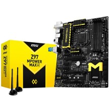 MSI Z97 MPOWER MAX AC Intel Z97 3200MHz(OC) DDR3 LGA1150 ATX Anakart