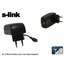 S-Link Sl-127B 9V 2A Micro Usb 1.2M Tablet Adaptörü