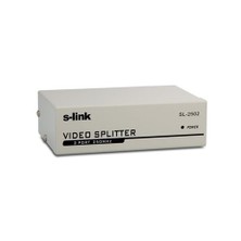 S-Link Sl-2502 S-Lınk 2 Port Vga Çoklayıcı Splitter
