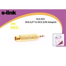 S-Link Slx-655 Dc6.5/F To Dc3.5/M Adaptör