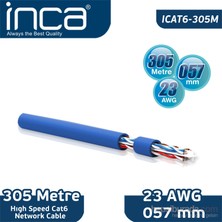 Inca High Speed Cat6 Network Kablosu (ICAT6-305M)