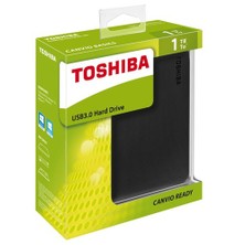 Toshiba Canvio Ready 1TB 2.5" USB 3.0 Siyah Taşınabilir Disk HDTP210EK3AA