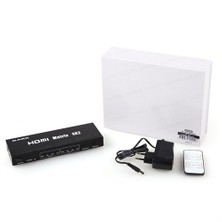 Dark Full HD 4 Giriş 2 Çıkışlı 4x2 Matrix Uzaktan Kumandalı HDMI Switch (Seçici) (DK-HD-SW4X2)