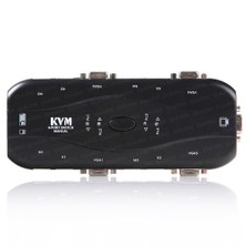 Dark 4 Giriş 1 Çıkış KWM Switch Seçici (DK-AC-KVM4X1)