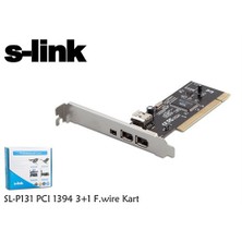 S-Link Sl-P131 Pcı Ieee1394 3+1 Firewire Kart