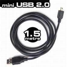 Dark Mini USB 2.0 1.5m Şarj ve Data Kablosu (PS3 kol şarj kablosu)(DK-CB-USB2MINIL150)