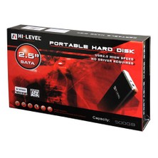 Hi-Level 500GB 2.5" Taşınabilir Disk