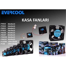 Evercool JT5010 50*50*10mm Kutulu Kasa Fanı