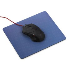 TX Flat Line Yarı Sert Üst Yüzeyli Slim Mavi MousePad (240x200mm)(TXACMPAD03BL)