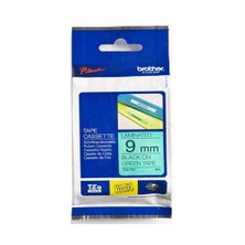 Brother Tze-721 Yeşil Üstüne Siyah Lamınant (9Mm)