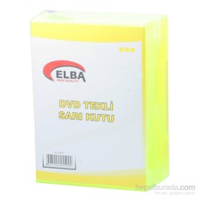 Elba Pl-221S Tekli Sarı Renkli Standart Dvd Kutusu
