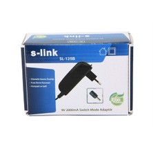 S-Link Sl-125B 9V 2A 2.5*0.8*10Mm 1.2M Tablet Adaptörü