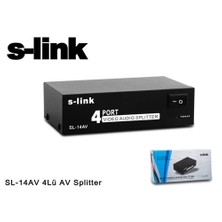 S-Link Sl-14Av 4Lü Av Splitter