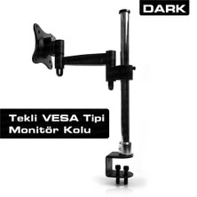 Dark 1 Monitör Destekli Masa Tipi Ekonomik VESA Mount 13"-23" LCD Monitör Kolu (DK-AC-VM10)