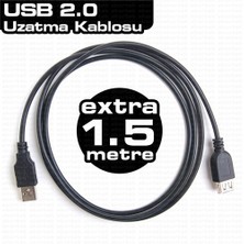 Dark USB 2.0 1.5m Uzatma Kablosu (DK-CB-USB2EXTL150)