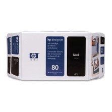 HP C4871AE / C4871A Siyah Mürekkep