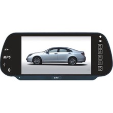 Raymos 7" Dikiz Ayna Monitör Bluetooth-USB-SD -MP5- Oto Tv