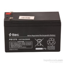 Ttec Plus Fp1270 12V 7Ah-20Hr Bakımsız Akü