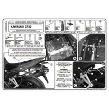 Kappa Kz443 Kawasakı Z 750 (04-06) Arka Çanta Tasıyıcı