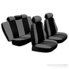 Automix Cosmos Oto Koltuk Kılıfı Seti Gri Siyah