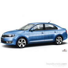 S-Dizayn S-Dizayn Skoda Rapid Kapı Koruma Çıtası Krom P.Çelik + Abs Plastik 8 Prç.