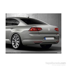 S-Dizayn S-Dizayn Vw Passat B8 Krom Bagaj Alt Çıtası 2015 Ve Üzeri