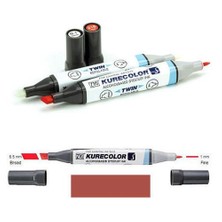 Zig Kurecolor Twin S Kc-3000 738 Burnt Sienna