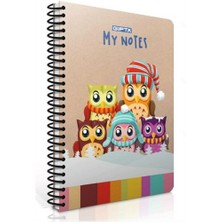 Gıpta My Notes 2785 Spiralli P.K. A4 100 Yaprak Çizgili Defter
