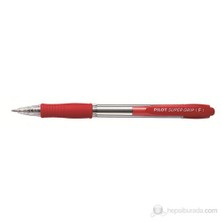Pilot Supergrip Fine Yağ Bazlı Mürekkepli Kalem Kırmızı