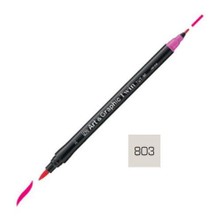 Zig Art & Graphic Twin Marker Çift Uçlu Çizim Kalemi 803 Warm Gray 2