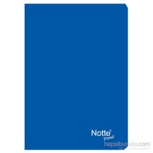 Notte 11356MV Mavi Plastik Kapak A5 Çizgili 60 Yaprak