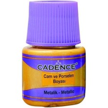Cadence Metalik Cam Ve Porselen Boyası - Gümüş  45 Ml (71)