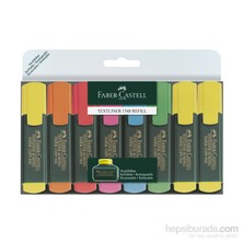 Faber-Castell Fosforlu Kalem Karışık Renk 8 Li 1548 62