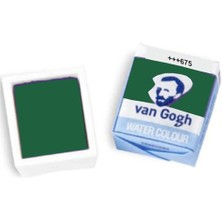 Talens Van Gogh 1/2 Tablet Sulu Boya Phthalo Green 675 Canlı Renkli Sanatsal Malzeme